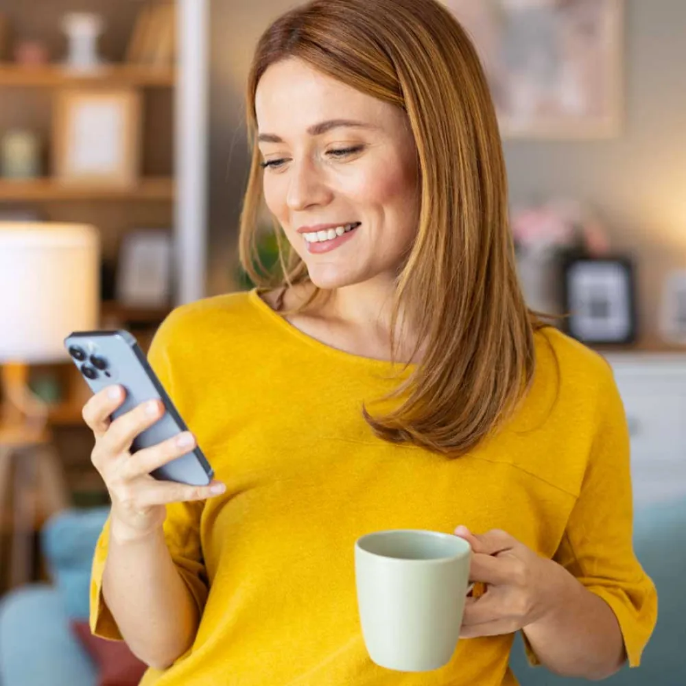 Send and receive money with Zelle® in minutes.<sup>*</sup>